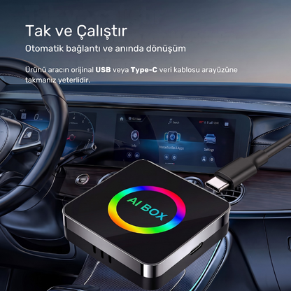 CarKits® Kablosuz CarPlay & Android Auto Smart Box (2026 Model)